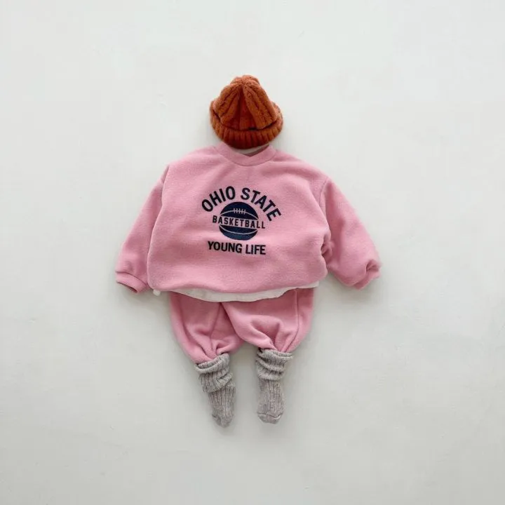 2 Pieces Set Baby Kid Girls Letters Hoodies Sweatshirts And Solid Color Pants Wholesale 231130253