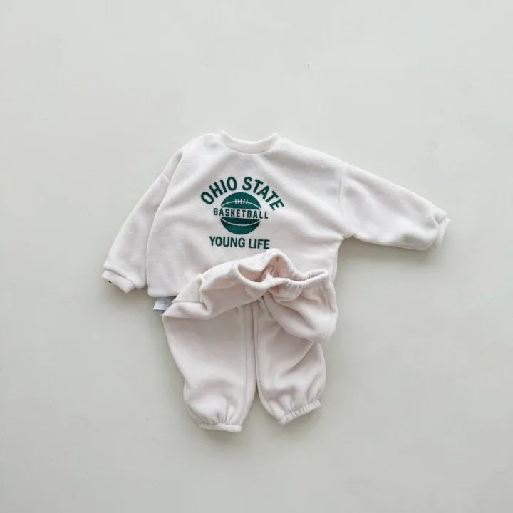 2 Pieces Set Baby Kid Girls Letters Hoodies Sweatshirts And Solid Color Pants Wholesale 231130253