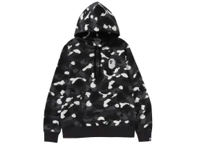 A Bathing Ape City Camo Large Ape Head Pullover Hoodie in Black xld