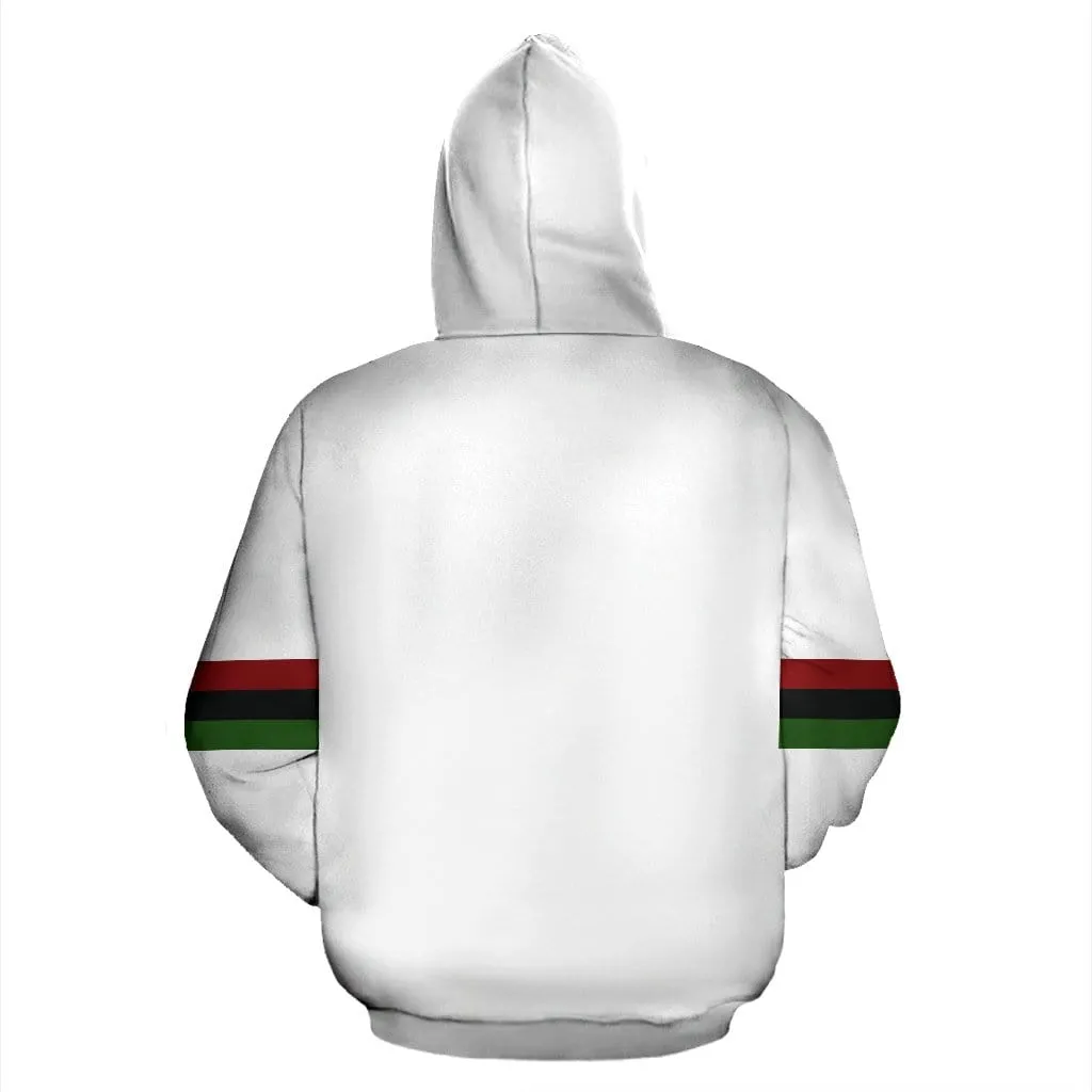 Africa PRIDE Men's White Hoodie