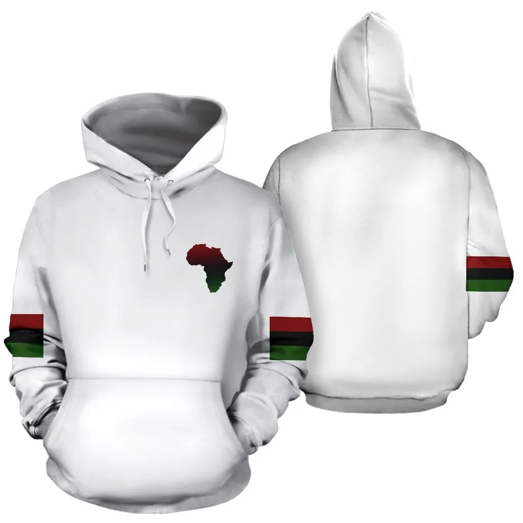 Africa PRIDE Men's White Hoodie