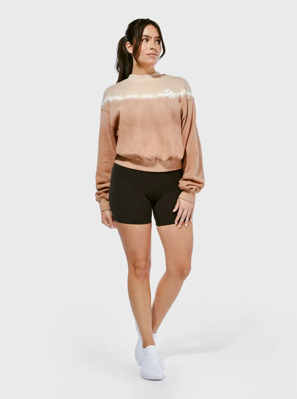 BARRY'S TWO TONE CROPPED CREWNECK