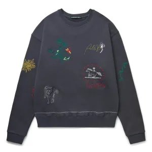 Andersson Bell Summer Garden Sweatshirt 'Charcoal'