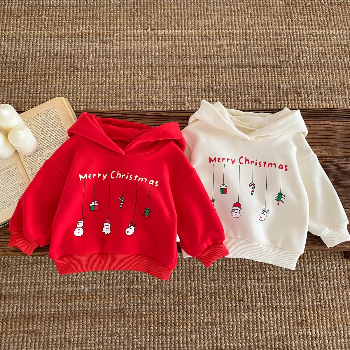 Baby Kid Girls Letters Christmas Hoodies Sweatshirts Wholesale 23101995