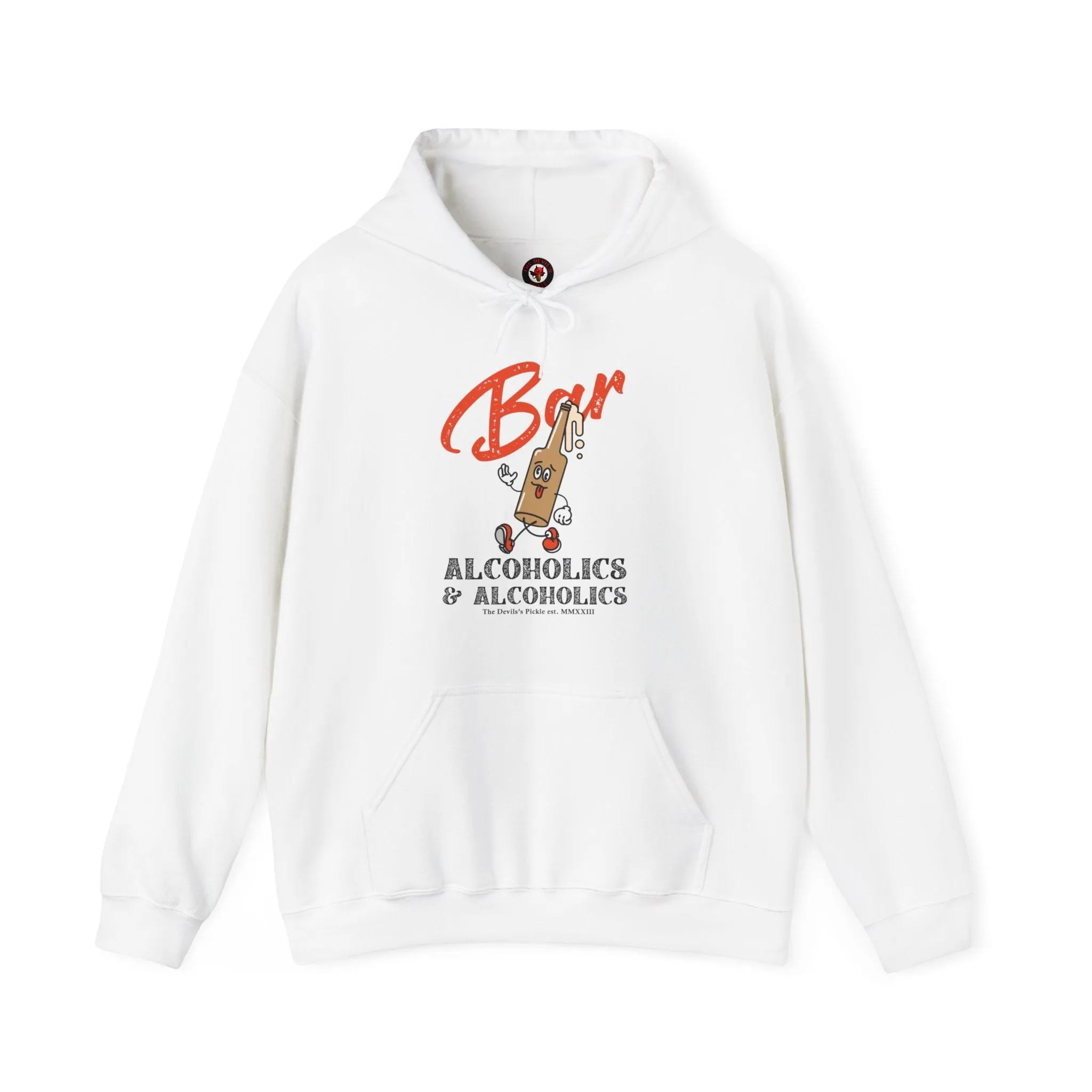 Bar Alcoholics & Alcoholics Hooded Sweatshirt