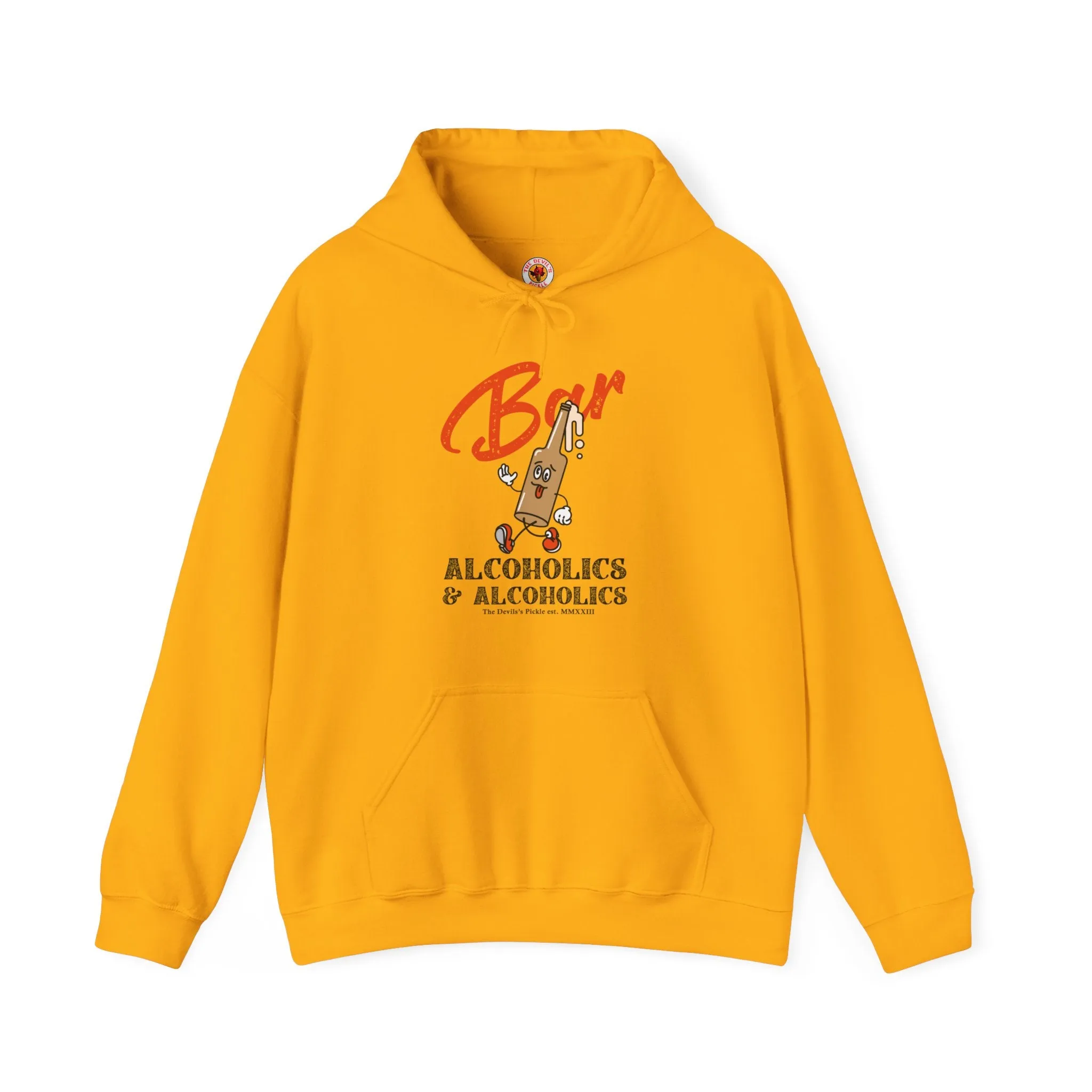 Bar Alcoholics & Alcoholics Hooded Sweatshirt