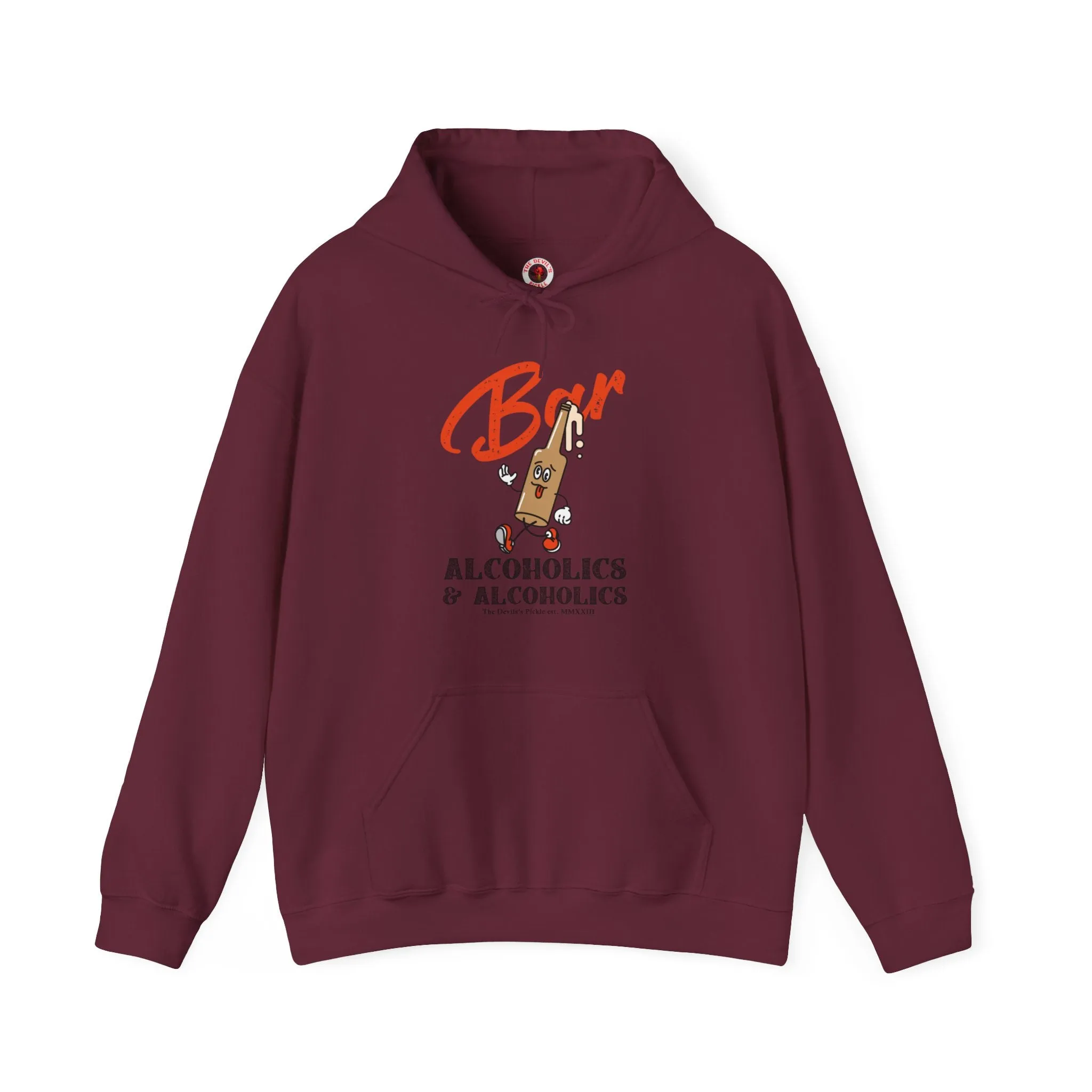 Bar Alcoholics & Alcoholics Hooded Sweatshirt