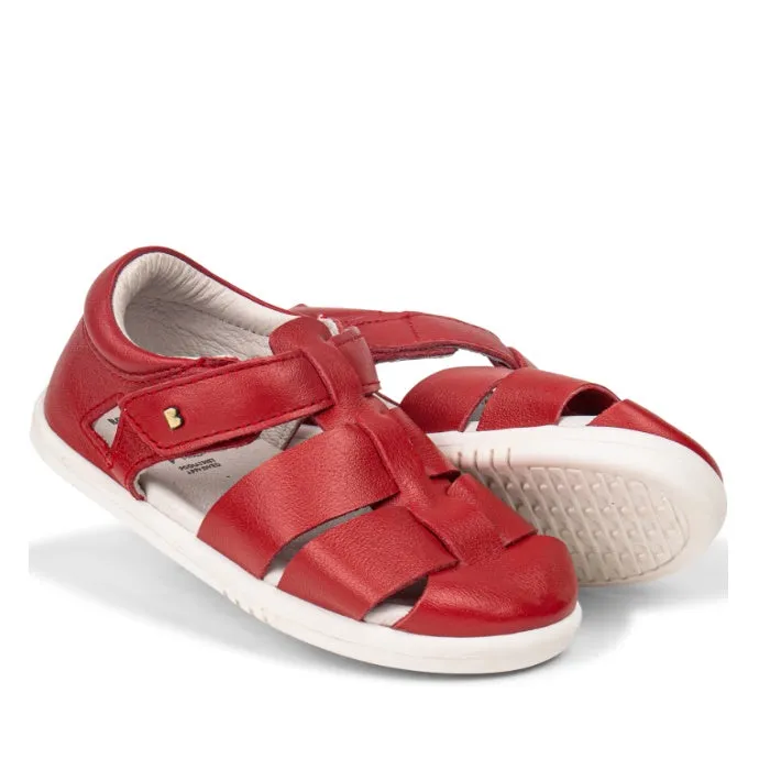 Bobux IWalk Tidal Closed Toe Quick Dry Sandal Red 634411