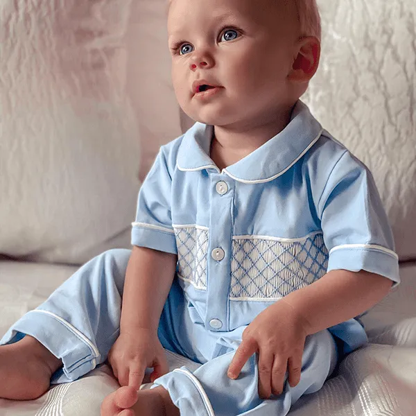 Boys Smocked pyjamas