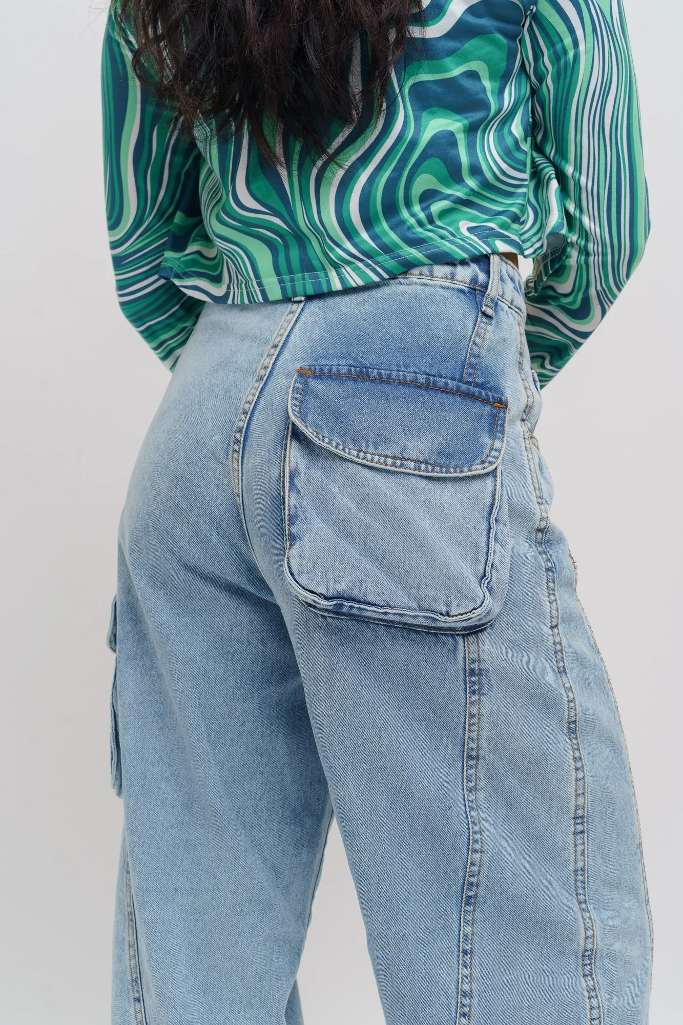 Breezy Cargo Baggy Jeans