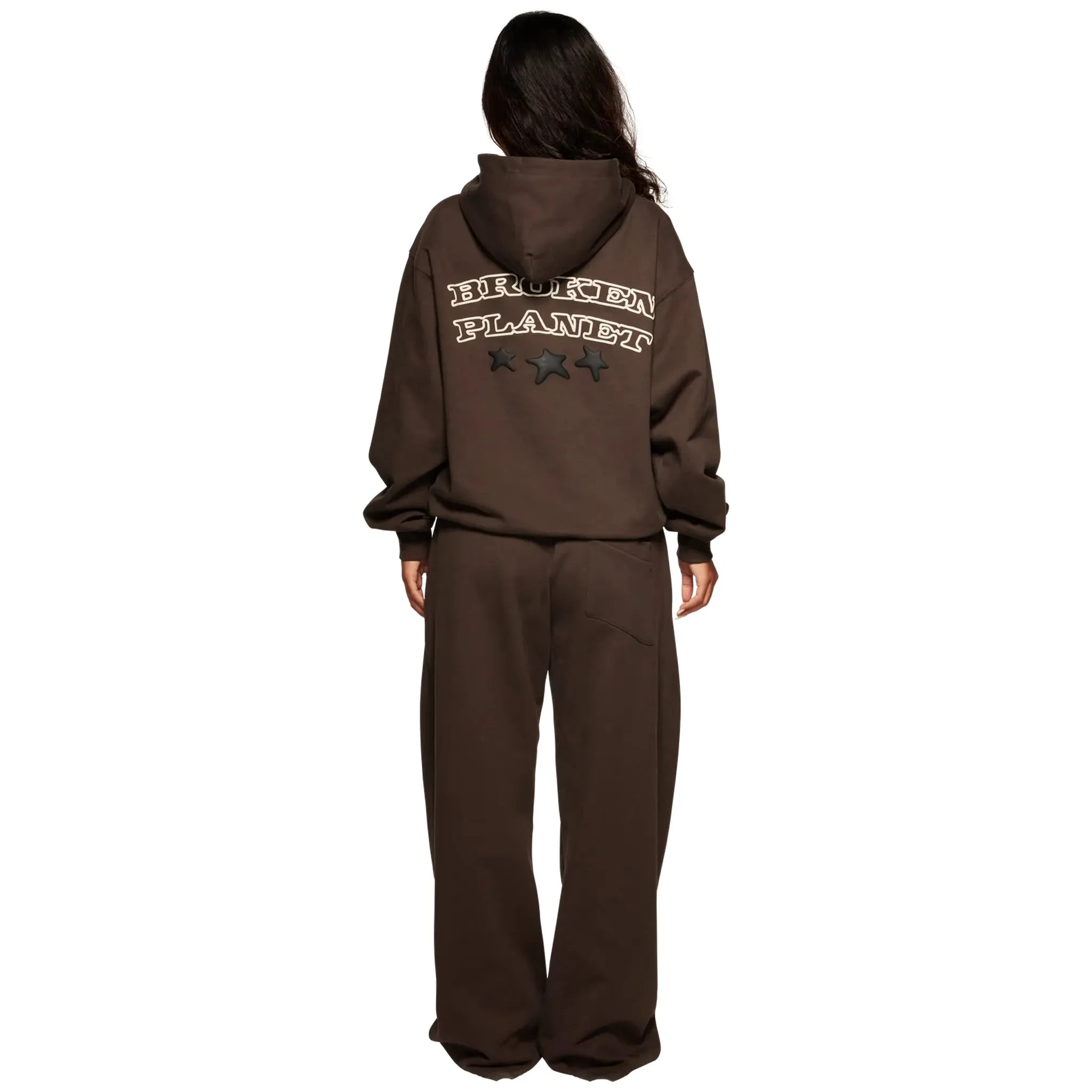 Broken Planet Out Of Service Mocha Brown Hoodie