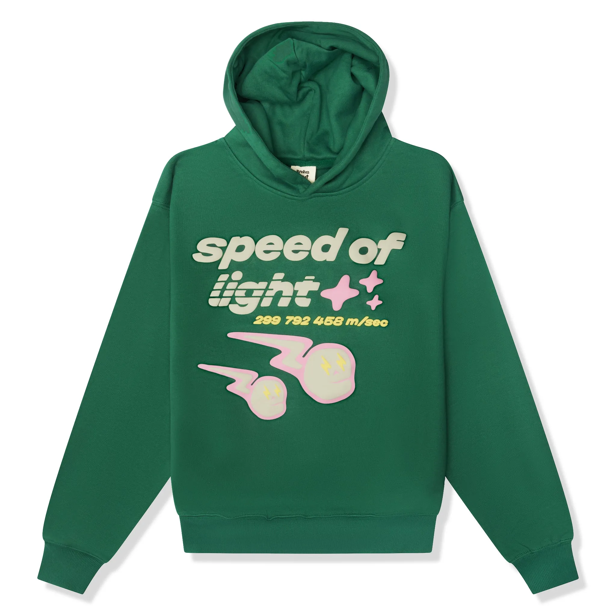 Broken Planet Speed Of Light Hoodie Malachite Green