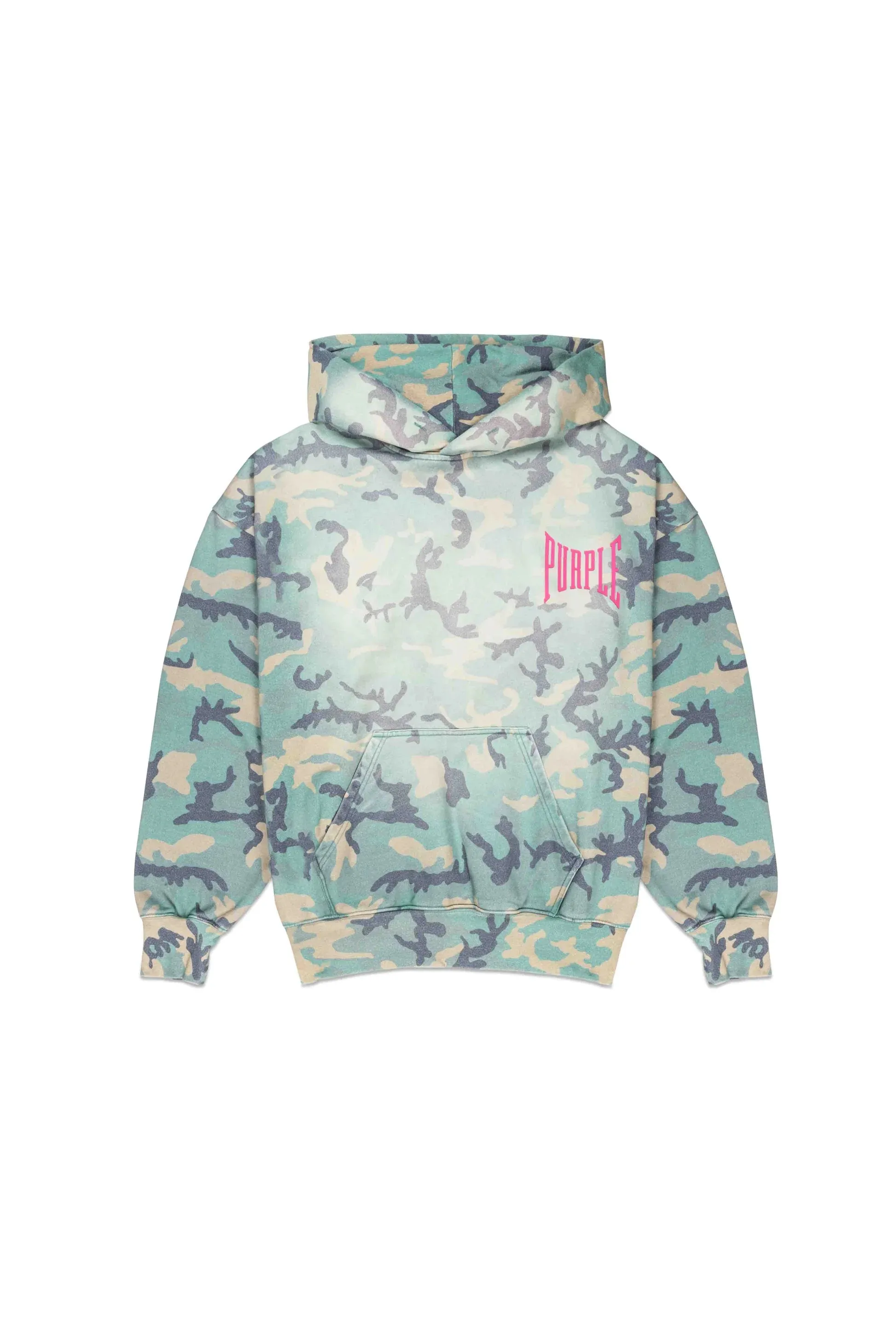 PURPLE BRAND Faded Camo Hoodie