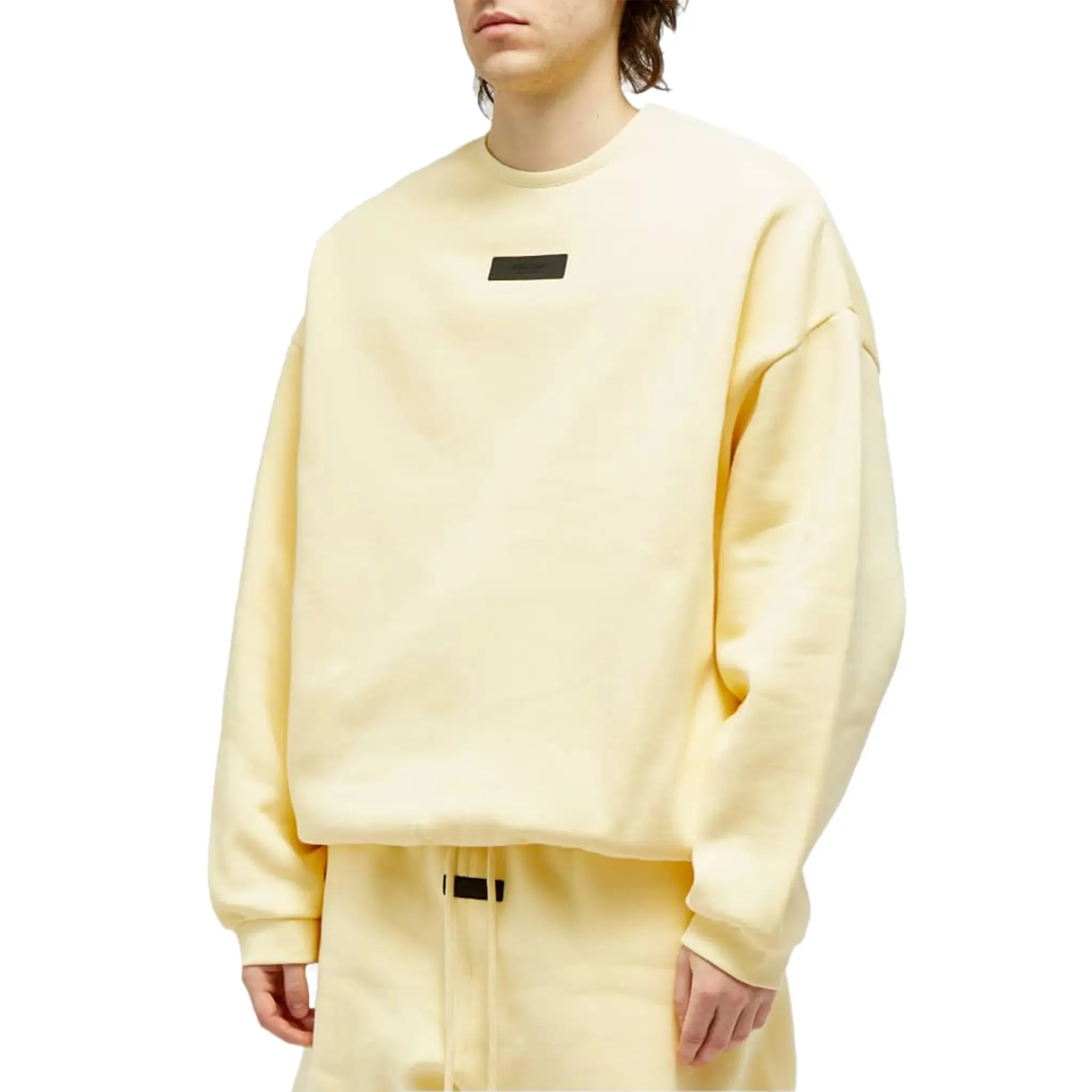 Fear Of God Essentials Garden Yellow Crewneck (FW23)