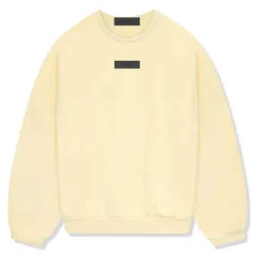 Fear Of God Essentials Garden Yellow Crewneck (FW23)