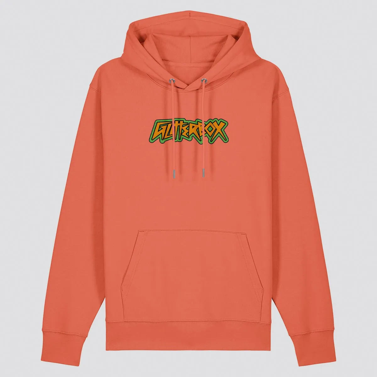 Glitterbox Orange/Green Punk Logo Hoodie