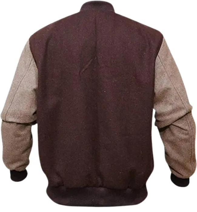 Hotline Miami Flight Brown Varsity Jacket