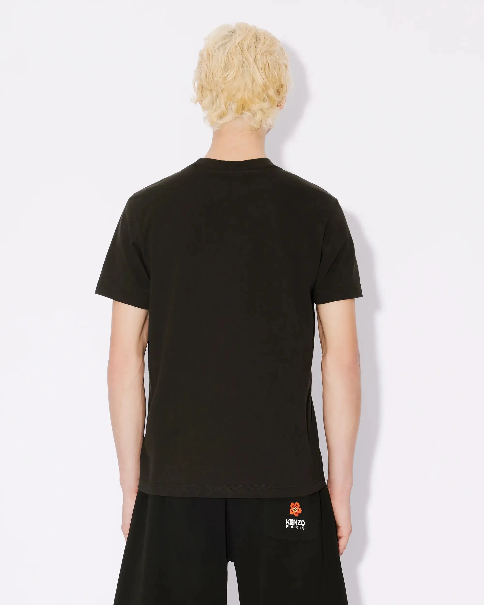 Kenzo Drawn Varsity Slim Tee - Black