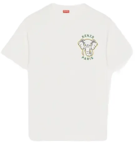 Kenzo Elephant Classic T-Shirt White