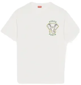 Kenzo Elephant Classic T-Shirt White