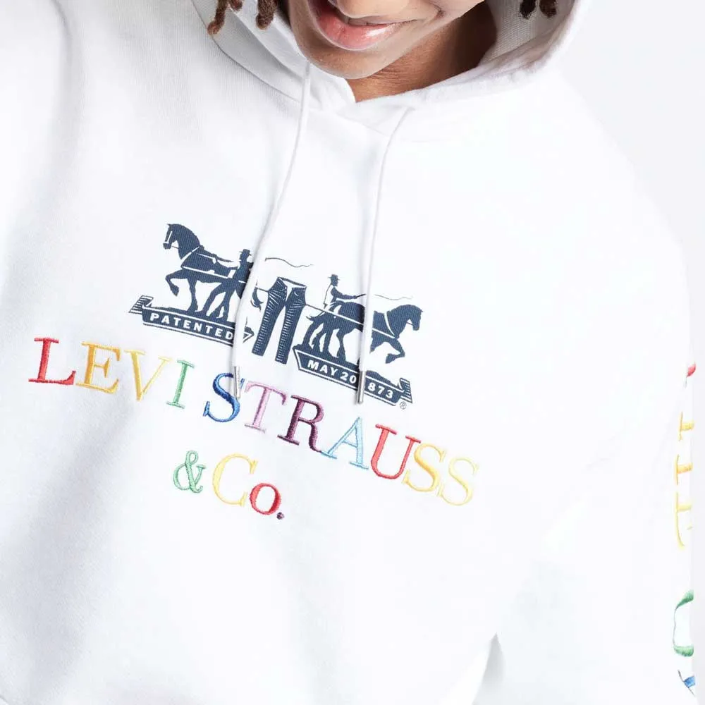 Levi's 90s Logo Po Hoodie - White