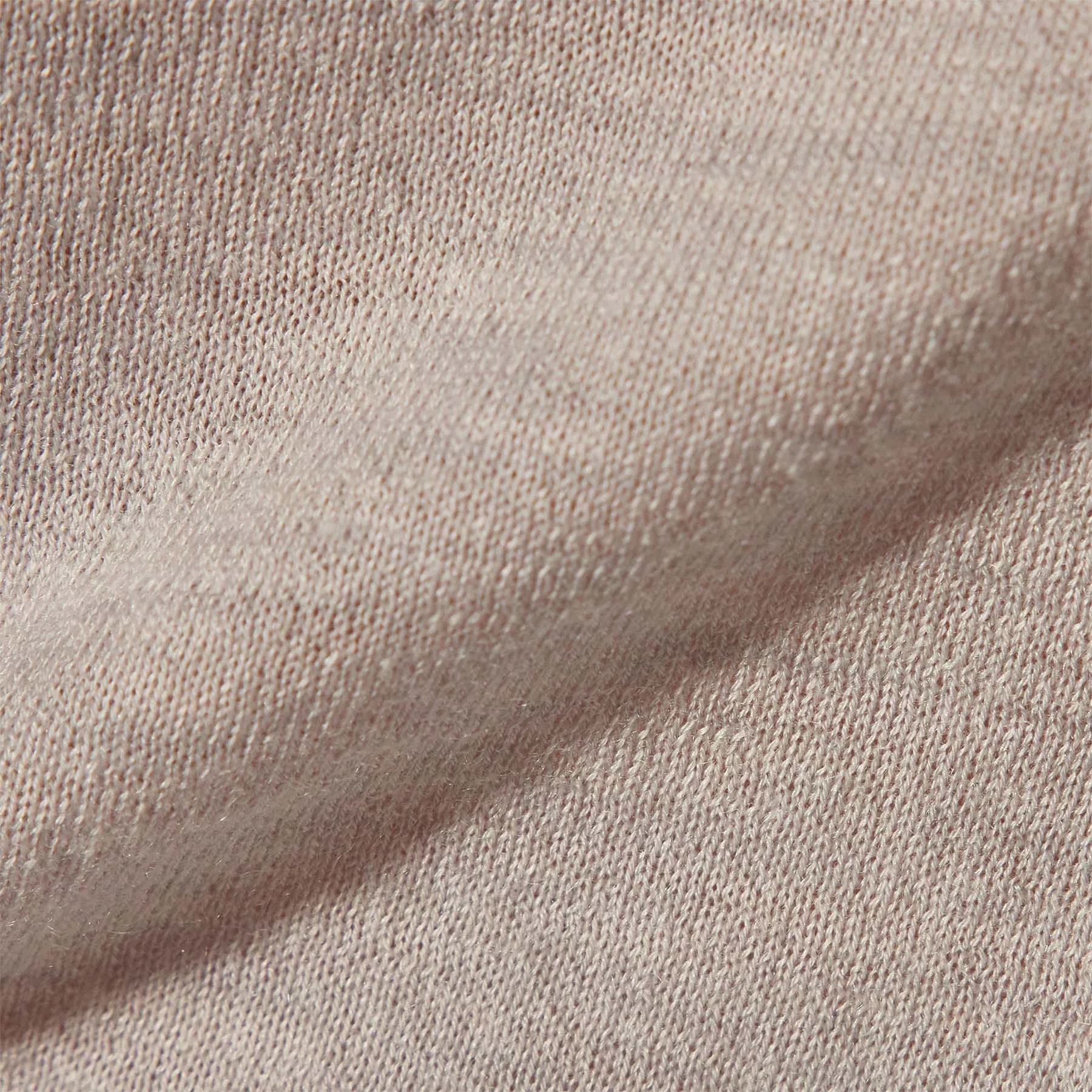 Lightweight Fine Gauge Cashmere Polo - Stone