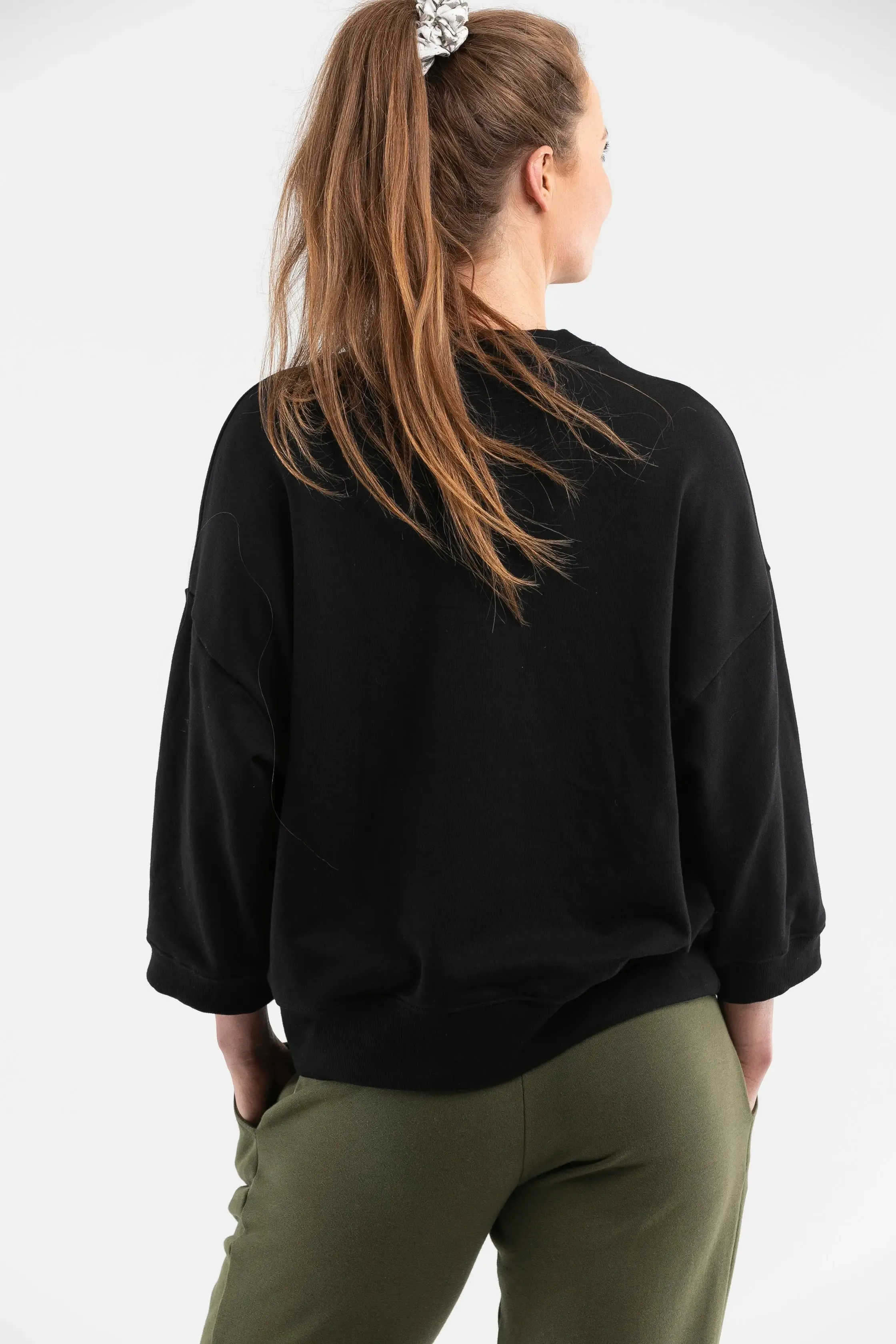 Luna Organic Jumper | Black