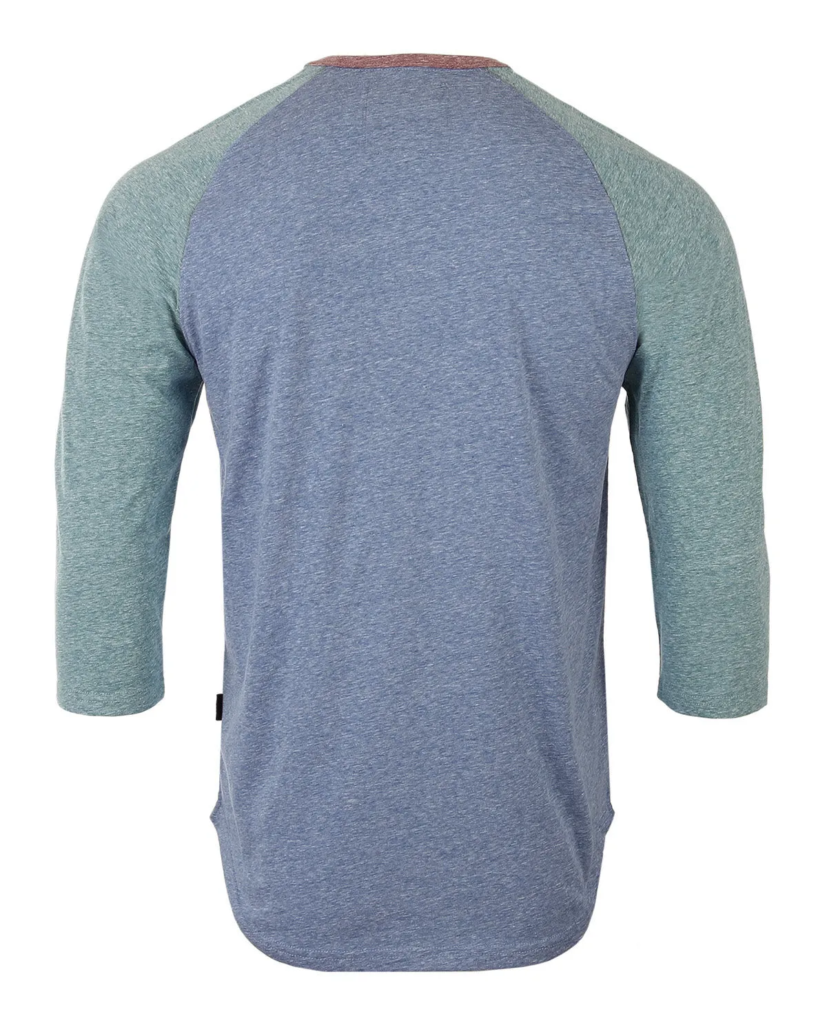 Men's 3/4 Sleeve Baseball Retro Raglan Henley Shirt