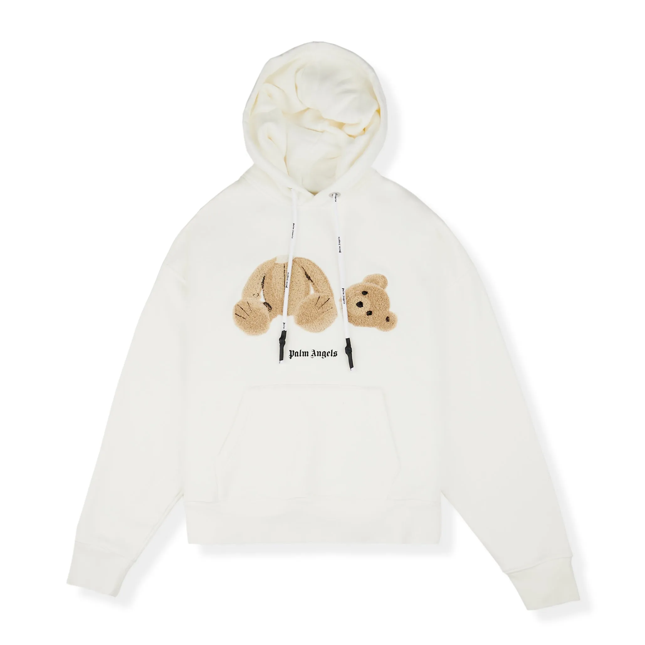 Palm Angels Kill The Bear White Hoodie