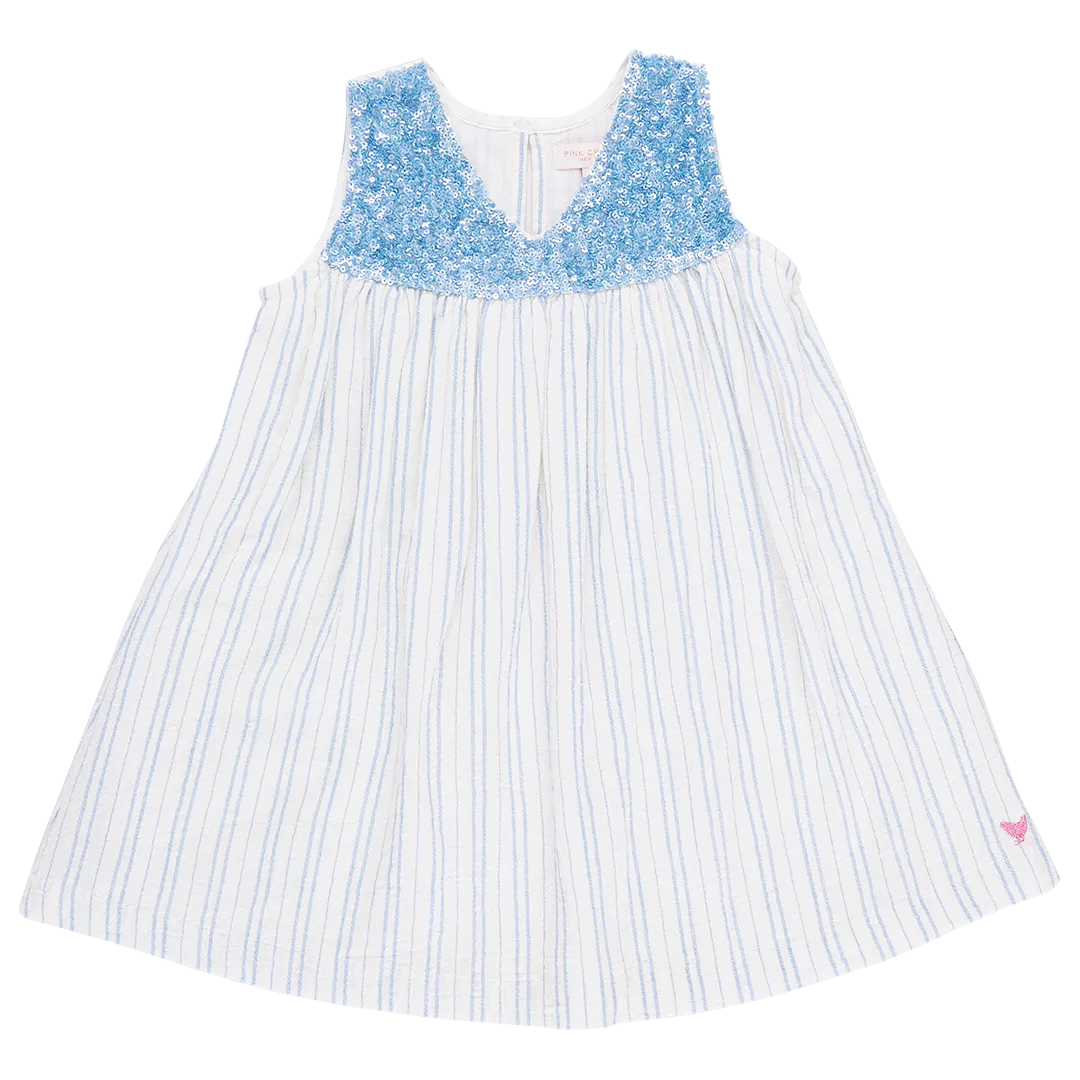 Pink Chicken Girls Courtney Dress - Riviera Stripe