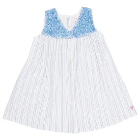 Pink Chicken Girls Courtney Dress - Riviera Stripe