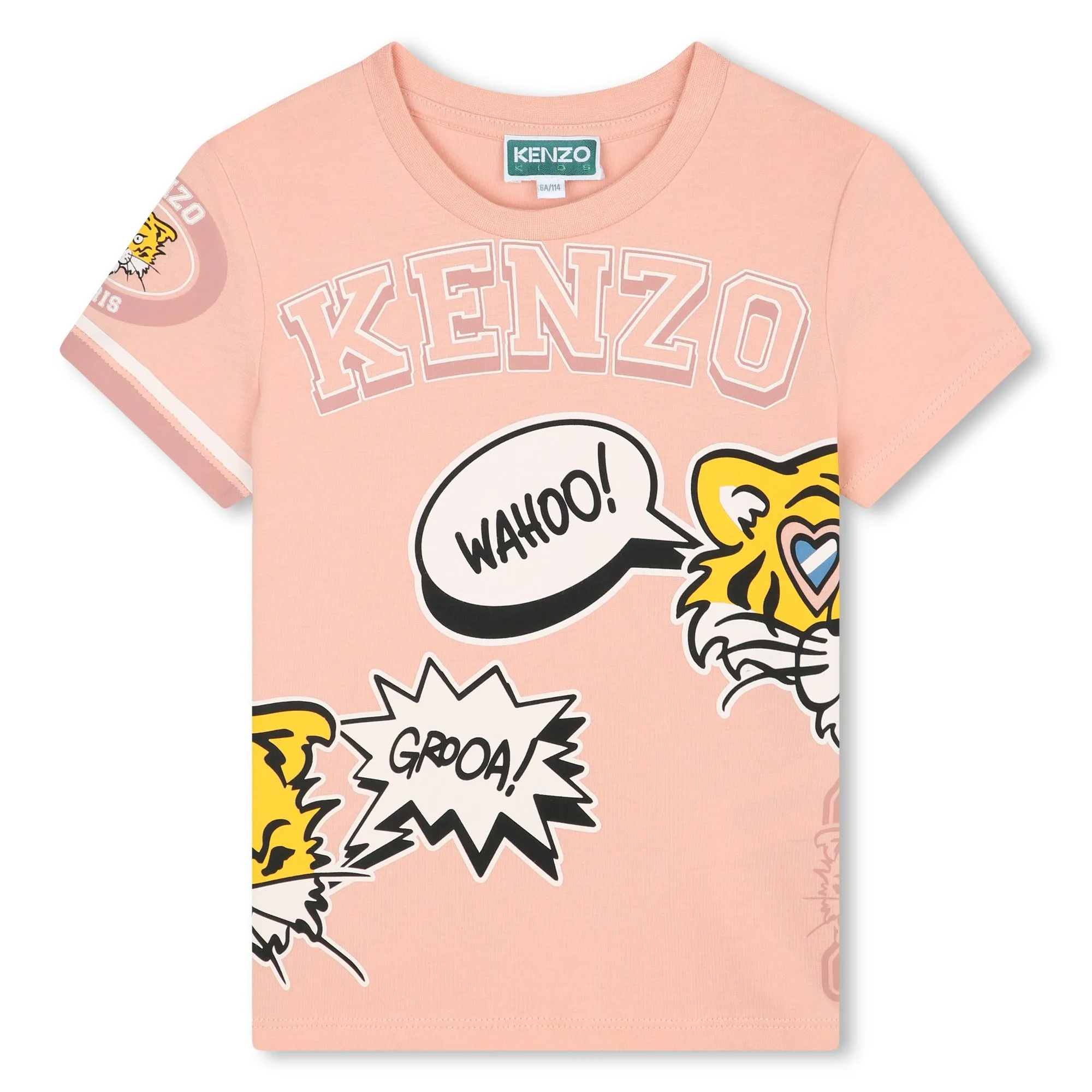 Playera Kenzo hueso para nios y adolescentes