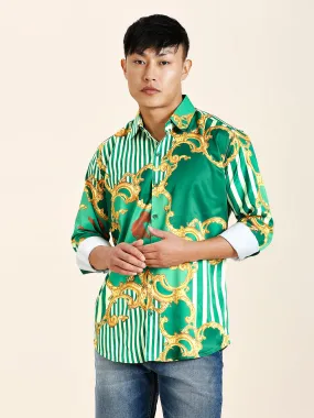 Pushpa 2 Abstract Printed Men's Shirt