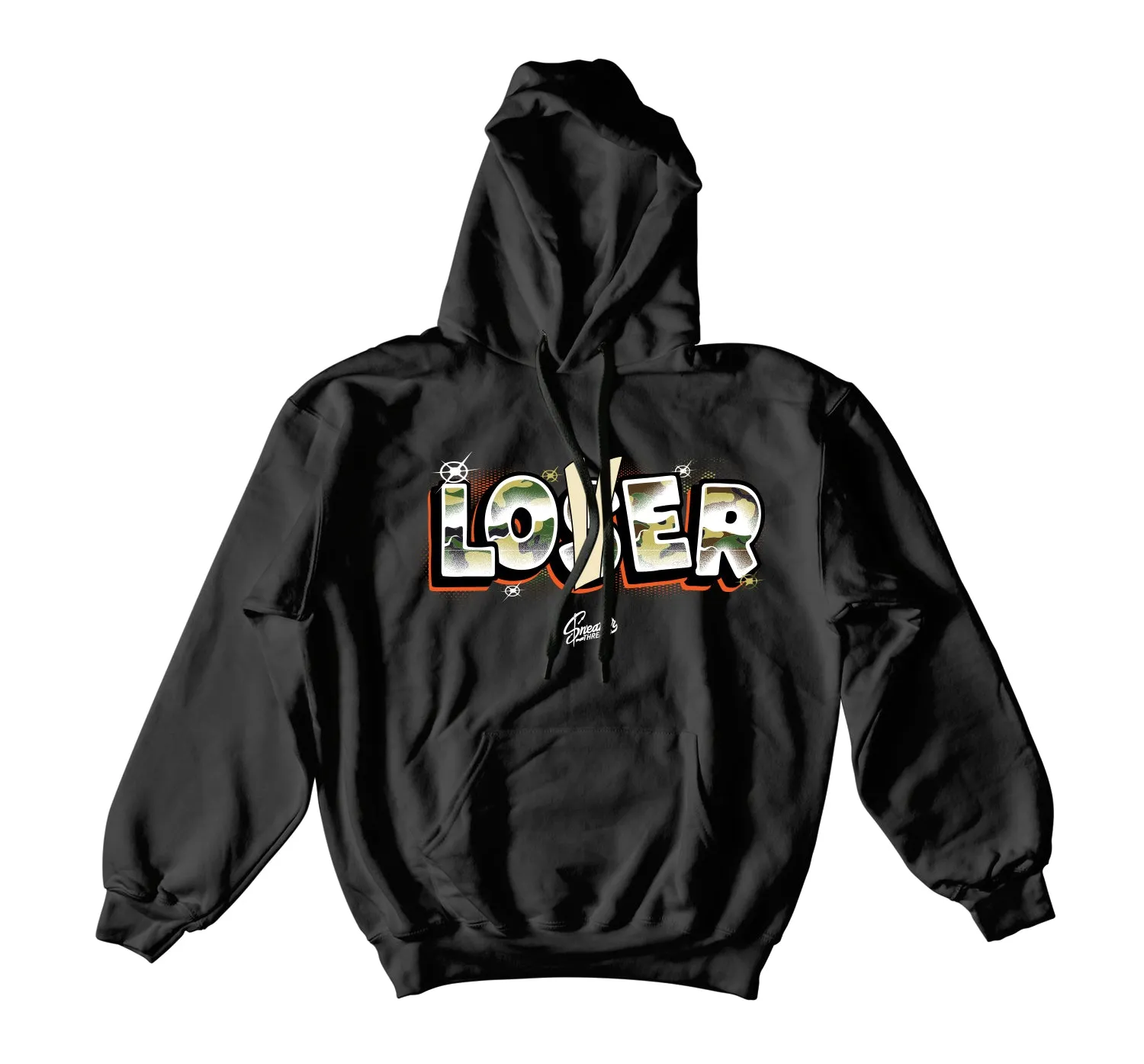 Retro 3 Patchwork Lover Loser Hoody