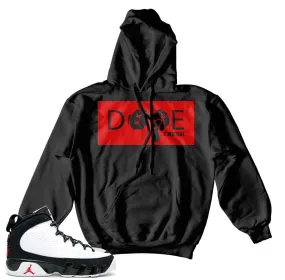 Retro 9 OG Hoody - Hands - Black