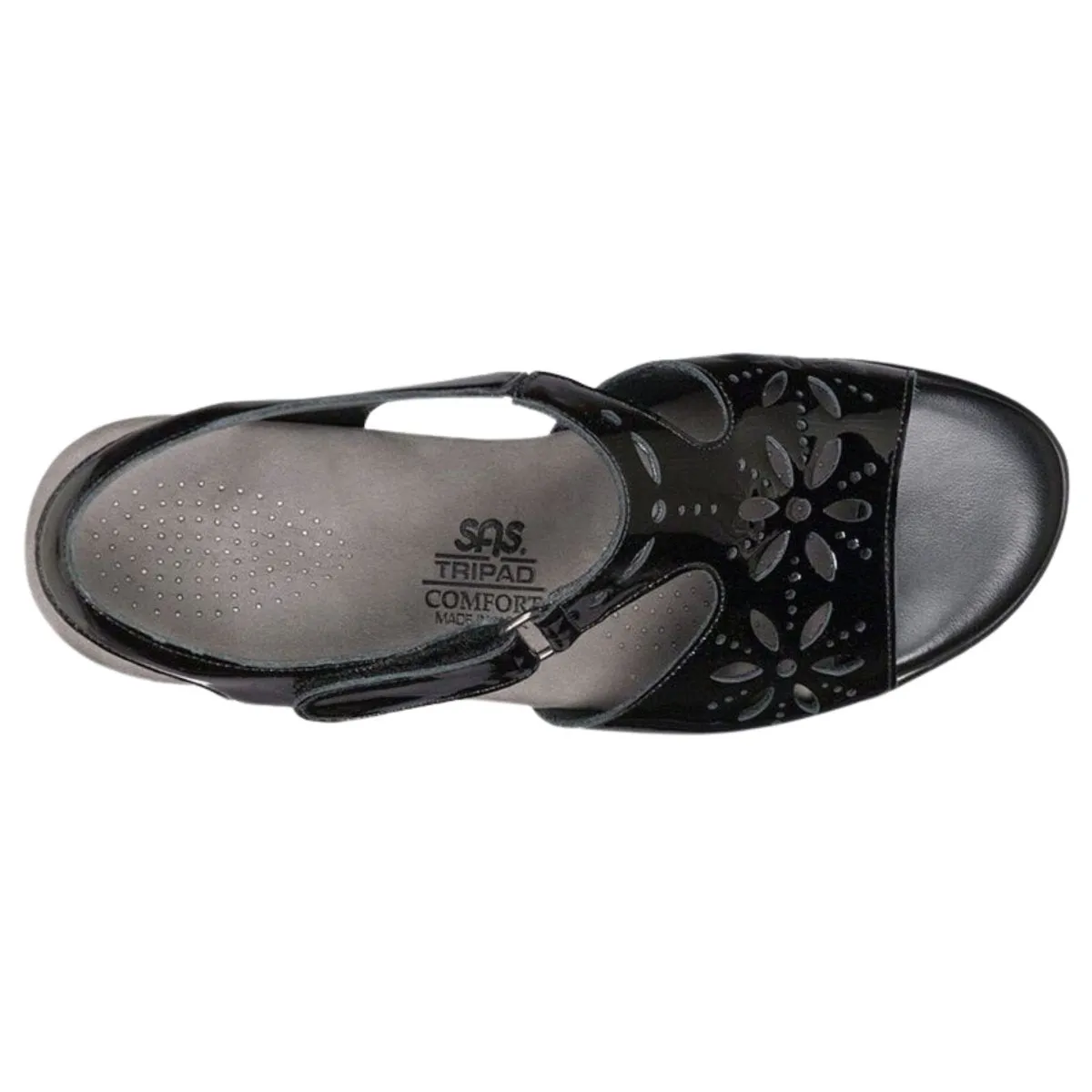 S A S Women's Sunburst Black Patent