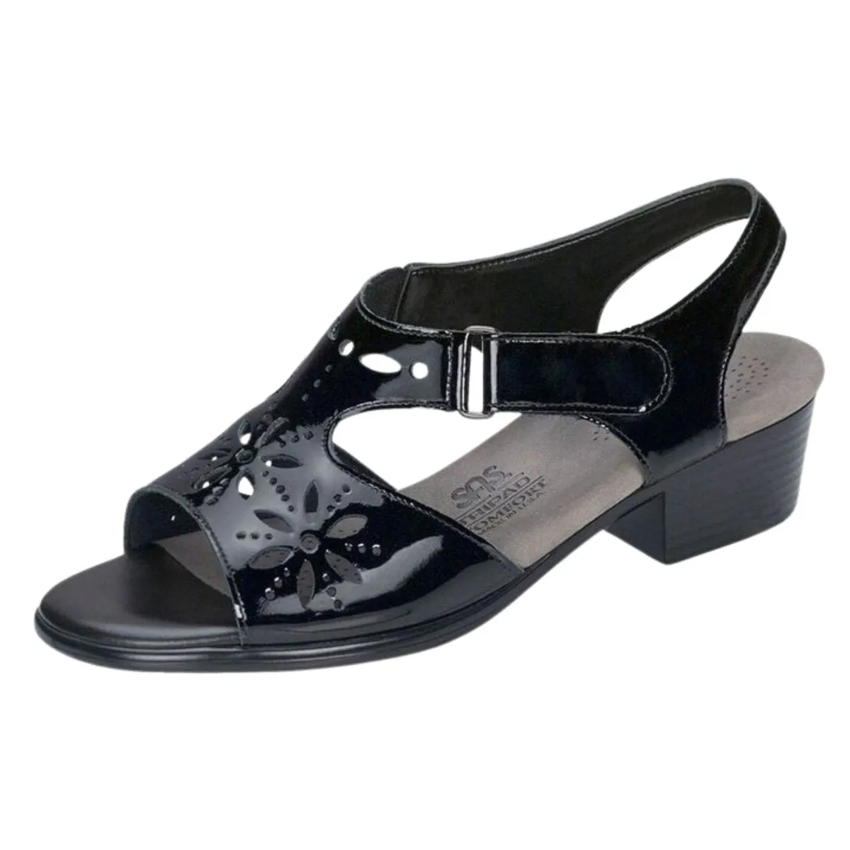 S A S Women's Sunburst Black Patent