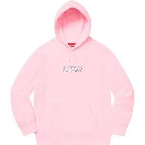 Supreme Bandana Box Logo Hooded Sweatshirt (Pink)