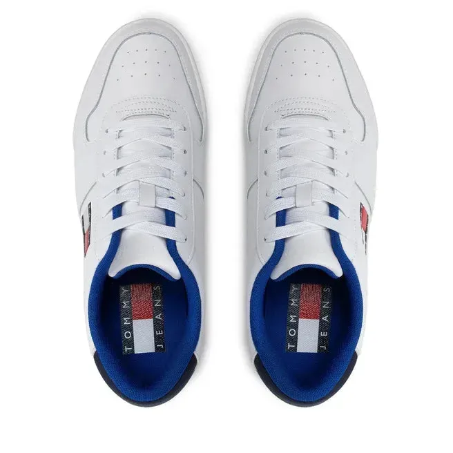 Tommy Hilfiger Jeans Retro Leather Cupsole ESS Men EM0EM01068-WHT