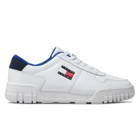 Tommy Hilfiger Jeans Retro Leather Cupsole ESS Men EM0EM01068-WHT