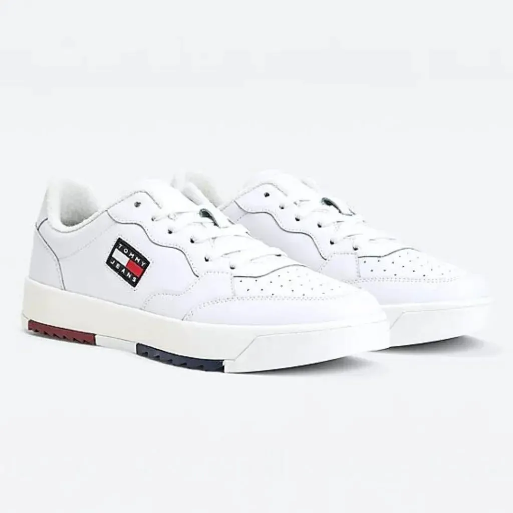 Tommy Hilfiger Jeans Retro Leather ESS Men EM0EM00899-WHT