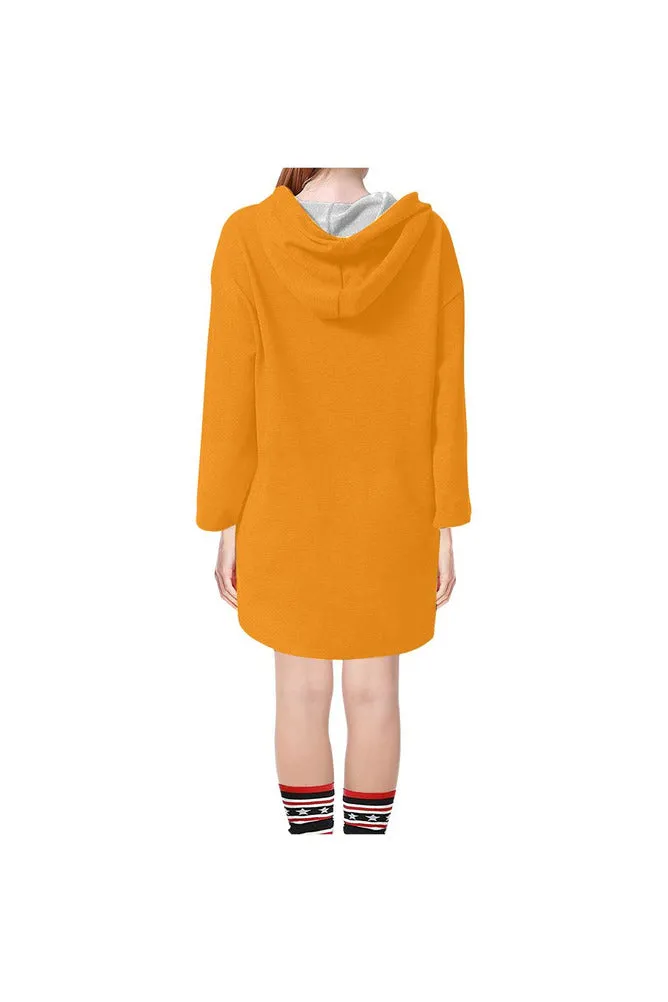 Turmeric Step Hem Tunic Hoodie for Women (Model H25)