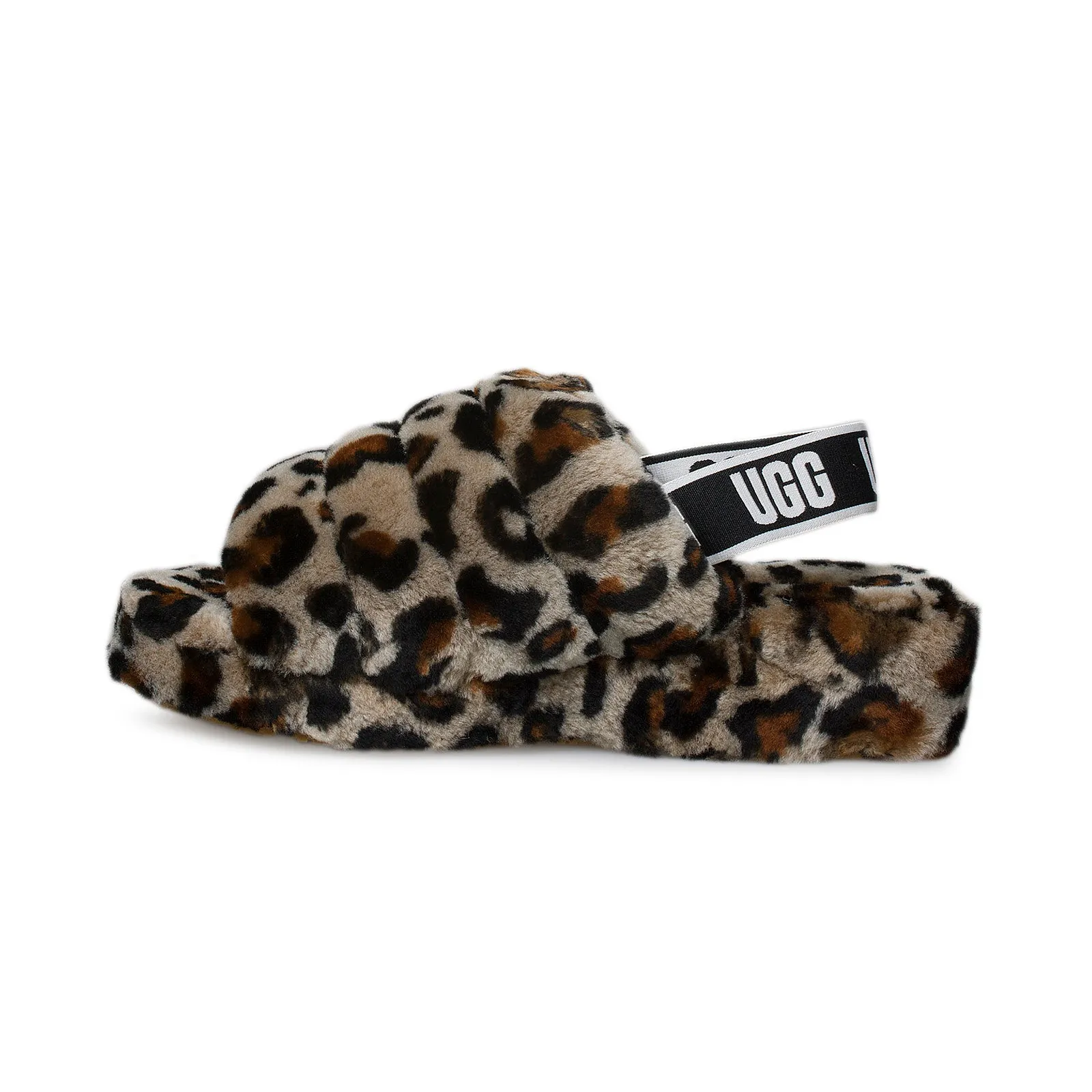 UGG Fluff Yeah Slide Leopard Amphora Slippers - Women's