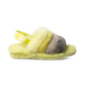 UGG Fluff Yeah Slide Sulfur Multi Slippers - Women's