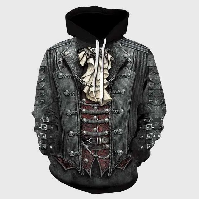 Victorian Steampunk Jacket Hoodie & Tee