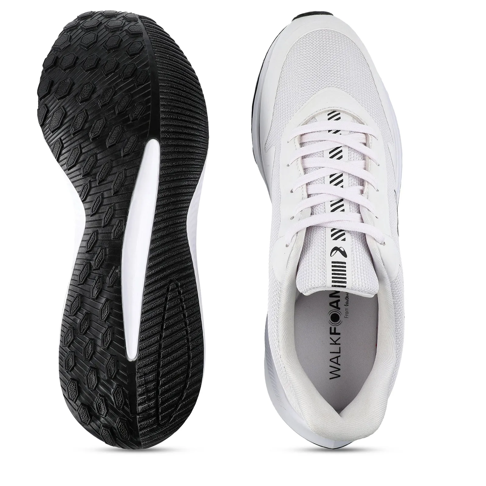 Walkaroo Men Lace-up Training Shoes - WS9063 White