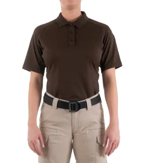 Women's Performance Short Sleeve Polo - Kodiak Brown