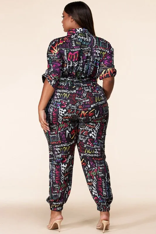 Word Play Jumpsuit